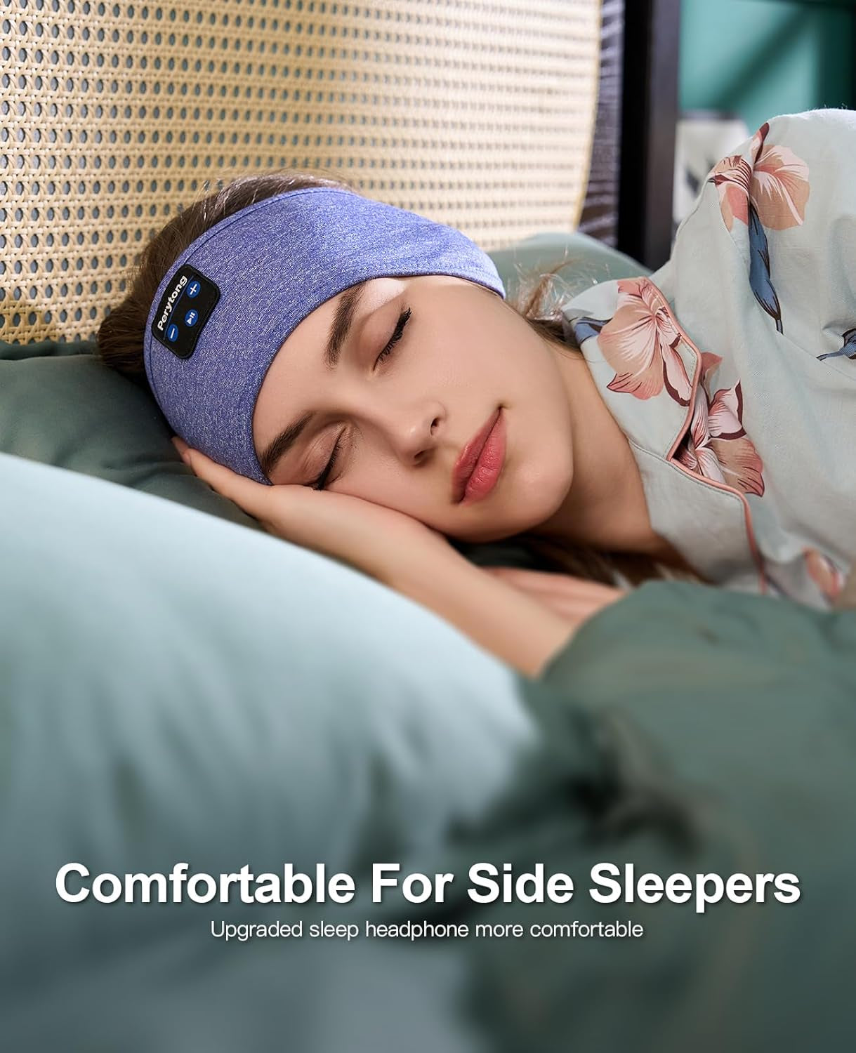 Sleep Headphones,  Bluetooth Sports Headband Headphones with Ultra-Thin HD Stereo Speakers Perfect for Sleeping,Workout,Jogging,Yoga,Insomnia, Air Travel, Meditation
